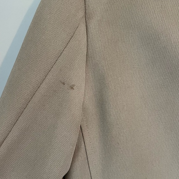 LONDON FOG Men’s vintage Grey/beige Collard Coat Faux fur collar. 42 Reg. - Picture 11 of 12